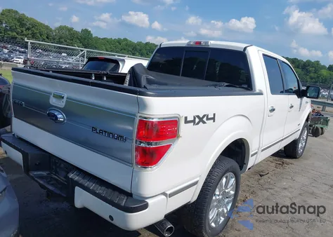 2013 Ford F-150 Platinum from USA, damaged, VIN 1FTFW1ETXDFD15103